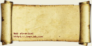 Elma Jačović vizit kartica